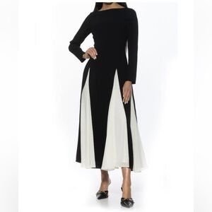 60. Alexia Admor $269 Black Elodie Floral Long Sleeve Maxi Dress